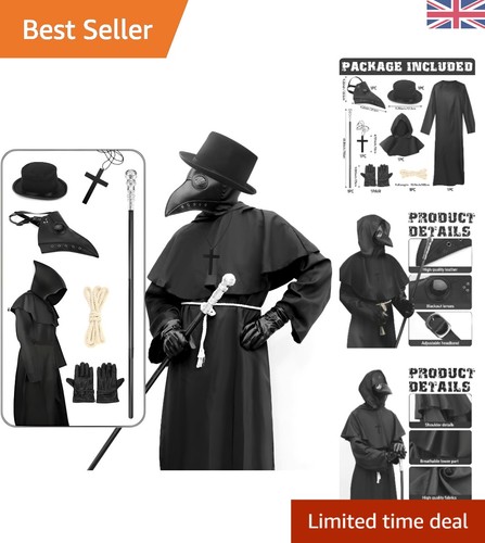 Unisex plague doctor costume - plague,