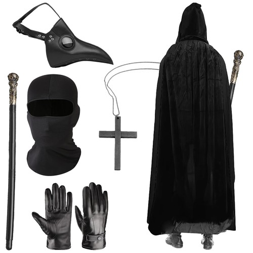 Plague doctors costume - doctors, 6pcs