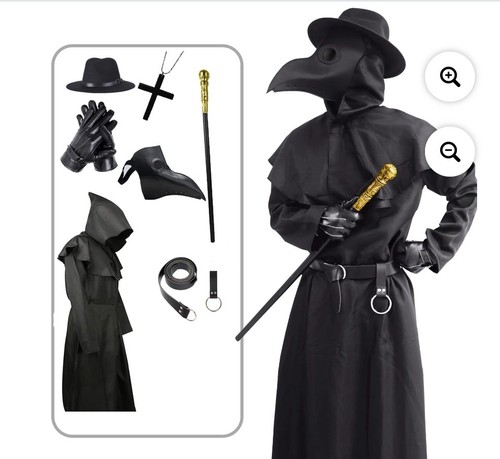 Plague doctor bird - beak, cloak