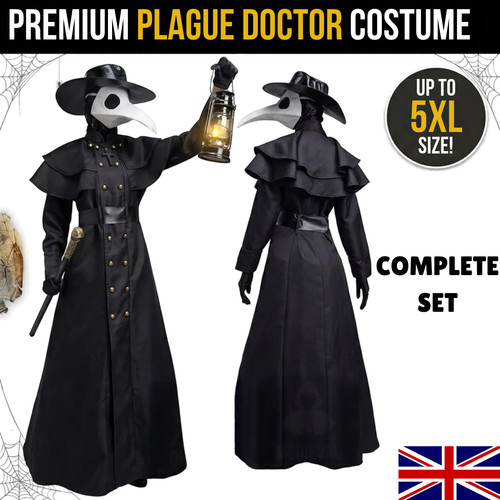 Medieval hooded robe costume - medieval,