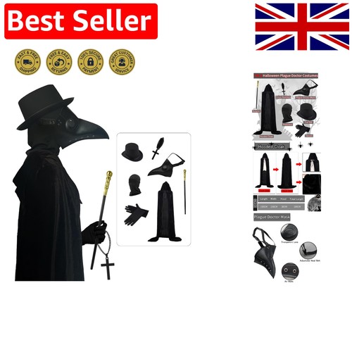 Complete piece plague doctor - 7-piece,