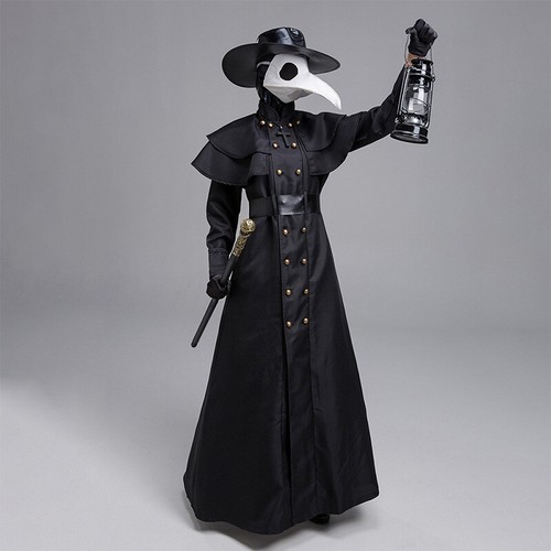 Halloween medieval hooded robe - hooded,