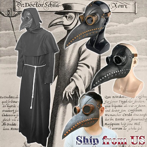 Plague doctor hooded robe - doctor,
