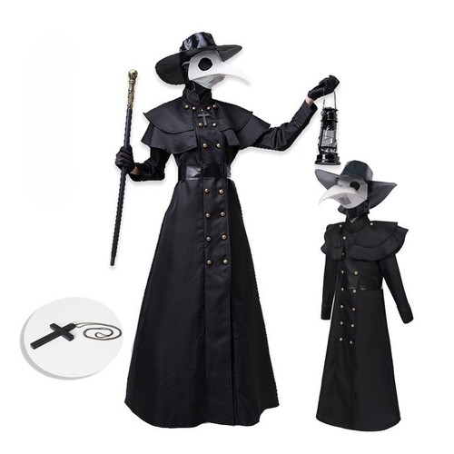 Plague doctor costume set - doctor, |